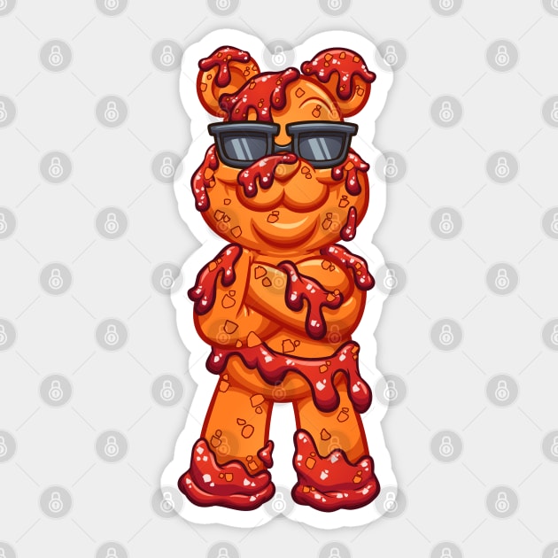 Chamoy Gummy Bear Sticker by memoangeles